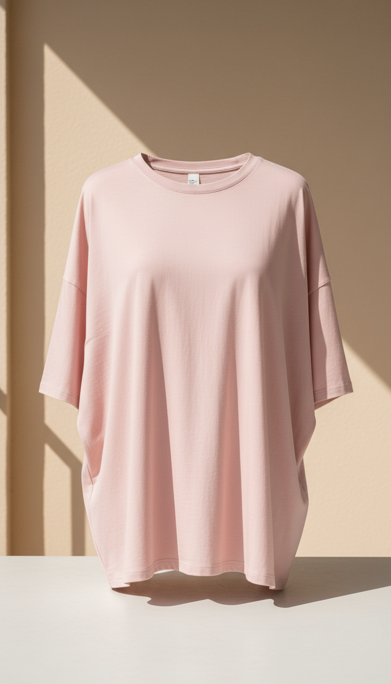 Soft Magnolia Pink Relaxed Tee
