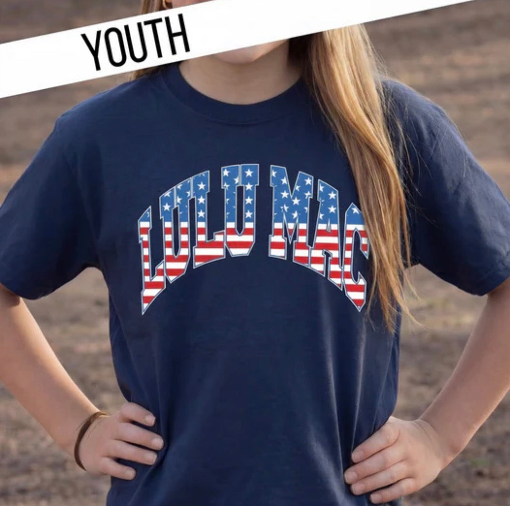 Lulu Mac Youth Stars & Stripes Navy