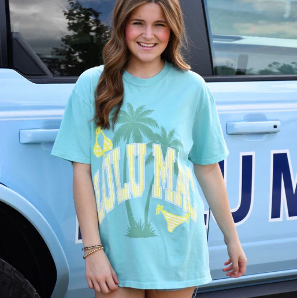 Lulu Mac Bikini Tshirt Green