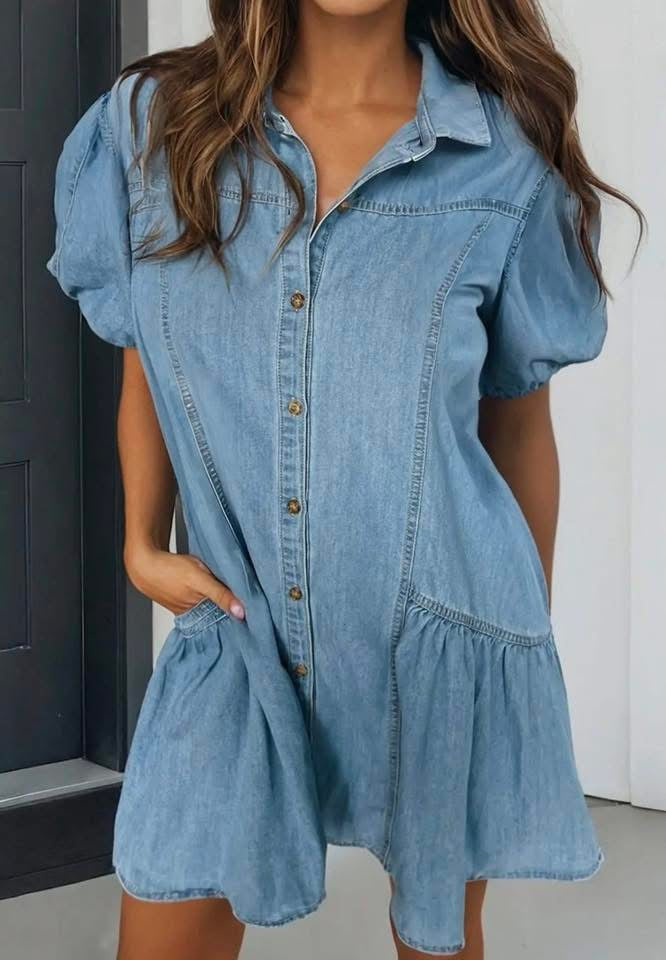 Denim dress